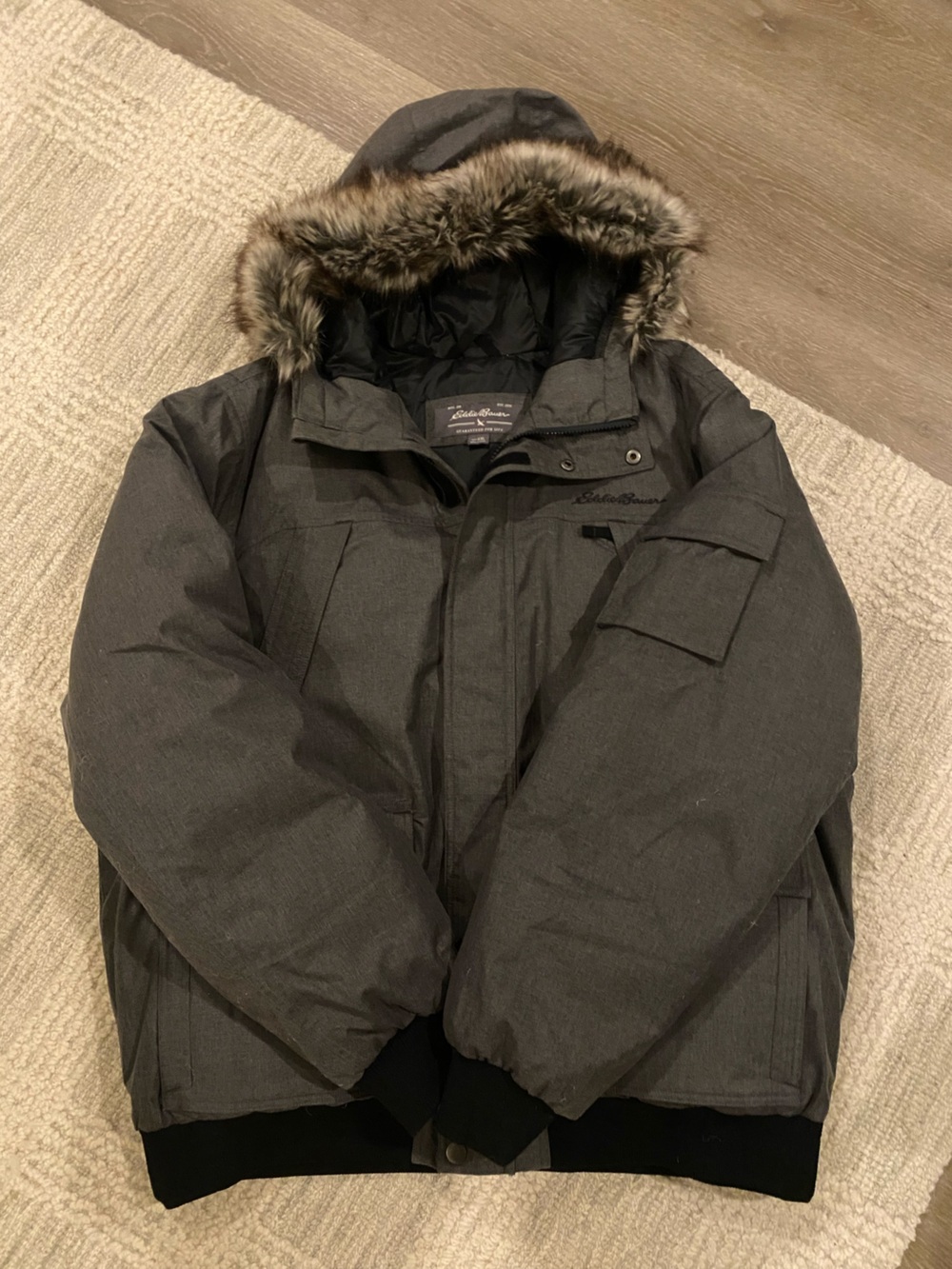Eddie Bauer mens down jacket
